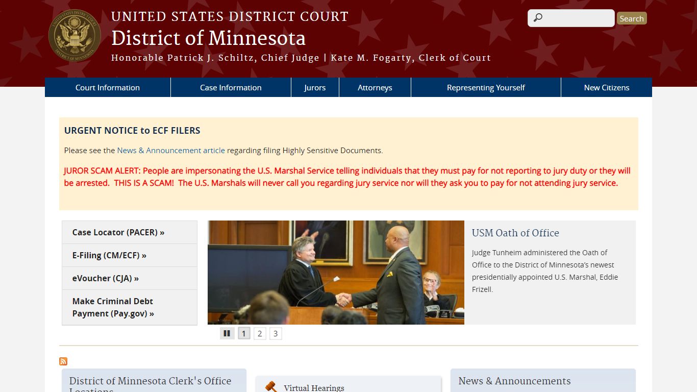 District of Minnesota | United States District Court